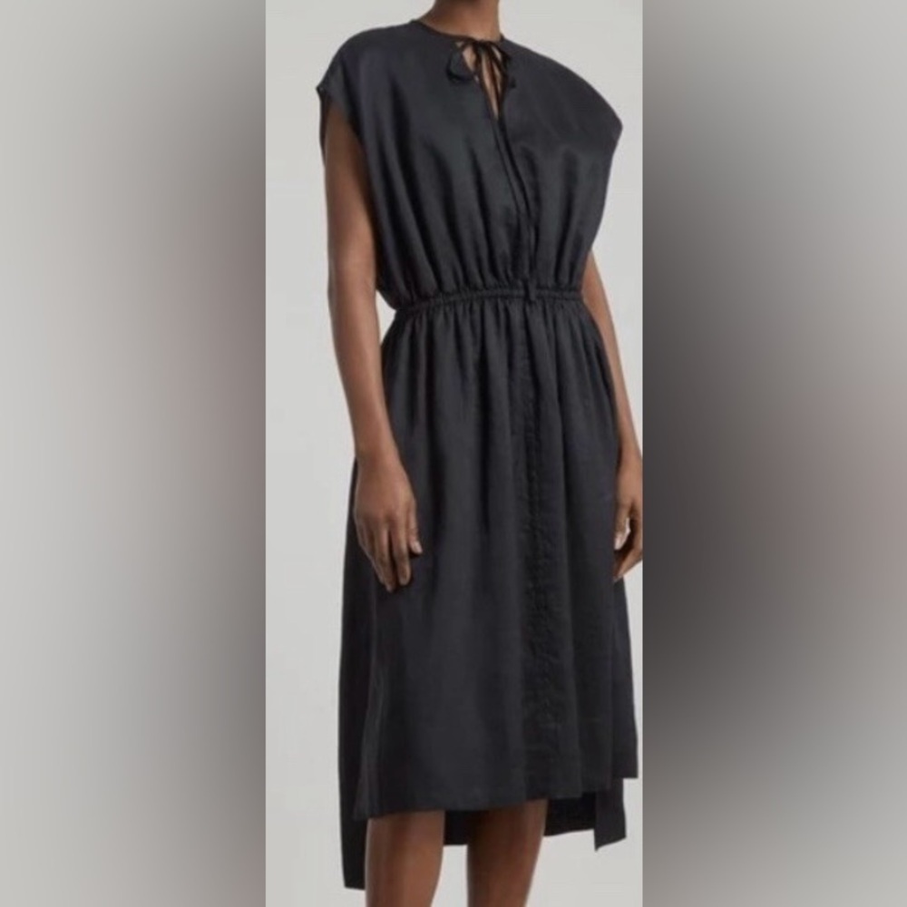 Joseph Black cotton Delcie Voile Day Dress*